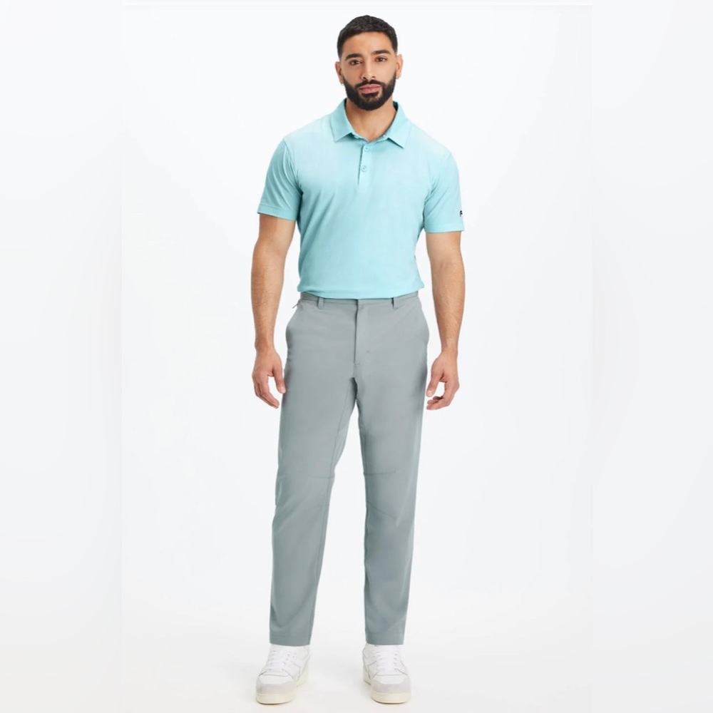 Fabletics Mens The Only Pant Modern Gray Slim Fit Size Medium Performance Pants